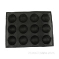 Pane francese antiaderente 12 panini silicone da forno stampo